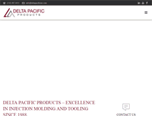 Tablet Screenshot of deltapacificinc.com
